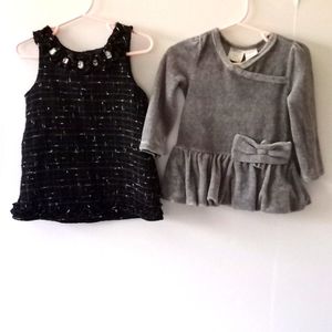 Baby Girl's Dress Bundle - Size (18mos.) - Black/Gray